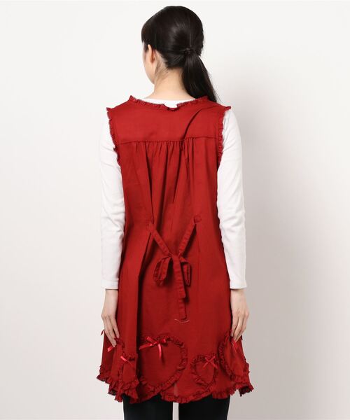 PINK HOUSE（ピンクハウス）の「ハートフリルタブリエ（その他トップス