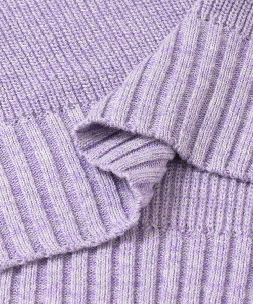 URBAN RESEARCH(アーバンリサーチ)の「URBAN RESEARCH iD OVERSIZED MIXED KNIT VEST(ニット/セーター・メンズ・ブラック/パープル/グリーン・FREE)」の14枚目の写真