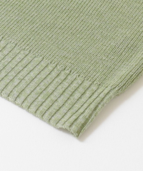 URBAN RESEARCH(アーバンリサーチ)の「URBAN RESEARCH iD OVERSIZED MIXED KNIT VEST(ニット/セーター・メンズ・ブラック/パープル/グリーン・FREE)」の15枚目の写真