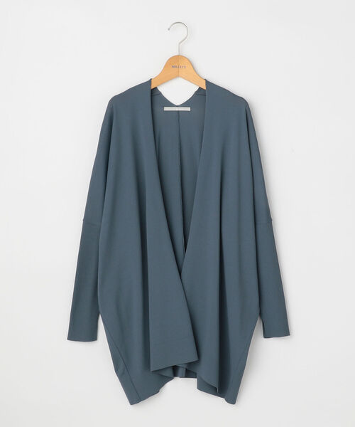 NOLLEY’S Sophi（ノーリーズソフィ）の「スクウェアはおり（カーディガン/ボレロ・レディース・チャコールグレー/ベージュ・38）」の7枚目の写真