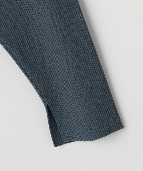 NOLLEY’S Sophi（ノーリーズソフィ）の「スクウェアはおり（カーディガン/ボレロ・レディース・チャコールグレー/ベージュ・38）」の5枚目の写真