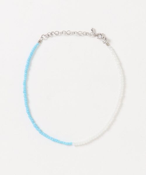 dictionary（ディクショナリー）の「【dictionary】カラー ビーズ アンクレット（アンクレット・レディース・ホワイト×イエロー/ホワイト×ブルー/ホワイト系その他/ホワイト×ブラック/グリーン×オレンジ/レッド系その他・FREE）」の2枚目の写真