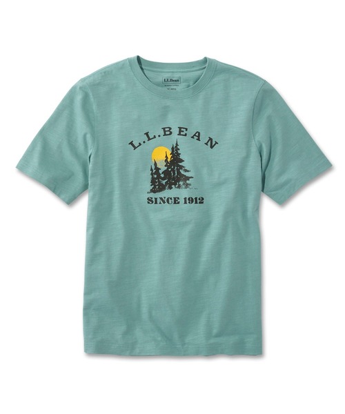 L.L.Bean（エルエルビーン）の「ジャパン・フィット　レイクウォッシュ・オーガニック・コットン・グラフィック・ティ、グラフィック 2 ジャパン・フィット（Tシャツ/カットソー・メンズ・ネイビー系/グリーン/ダークネイビー/オリーブドラブ/オレンジ/ホワイト/ネイビー系2/ダークグリーン/インディゴブルー/ホワイト系その他2・SMALL/MEDIUM/LARGE/X-LARGE/XX-LARGE）」の4枚目の写真