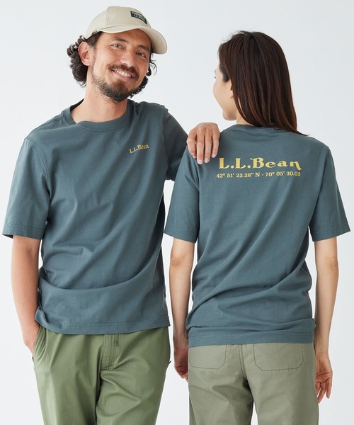 L.L.Bean（エルエルビーン）の「ジャパン・フィット　レイクウォッシュ・オーガニック・コットン・グラフィック・ティ、グラフィック 2 ジャパン・フィット（Tシャツ/カットソー・メンズ・ネイビー系/グリーン/ダークネイビー/オリーブドラブ/オレンジ/ホワイト/ネイビー系2/ダークグリーン/インディゴブルー/ホワイト系その他2・SMALL/MEDIUM/LARGE/X-LARGE/XX-LARGE）」の21枚目の写真