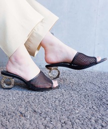 SPIRALGIRL | メッシュミュール(パンプス)