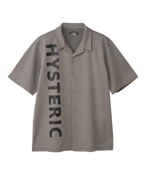 HYSTERIC GLAMOUR（ヒステリックグラマー）の「BRAND LOGO シャツ（シャツ/ブラウス・メンズ・ブラック/ベージュ/グレー・SMALL/MEDIUM/LARGE）」の3枚目の写真