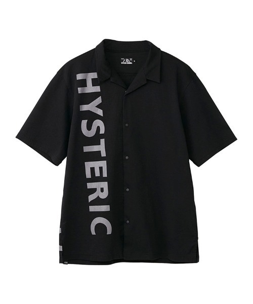 HYSTERIC GLAMOUR（ヒステリックグラマー）の「BRAND LOGO シャツ（シャツ/ブラウス・メンズ・ブラック/ベージュ/グレー・SMALL/MEDIUM/LARGE）」の2枚目の写真