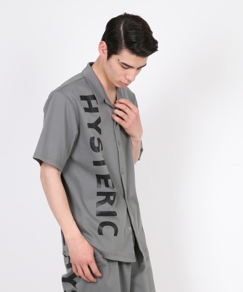 HYSTERIC GLAMOUR（ヒステリックグラマー）の「BRAND LOGO シャツ（シャツ/ブラウス・メンズ・ブラック/ベージュ/グレー・SMALL/MEDIUM/LARGE）」の5枚目の写真