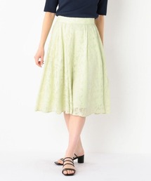 MEW'S REFINED CLOTHES | シアージャガードタックフレアスカート(スカート)