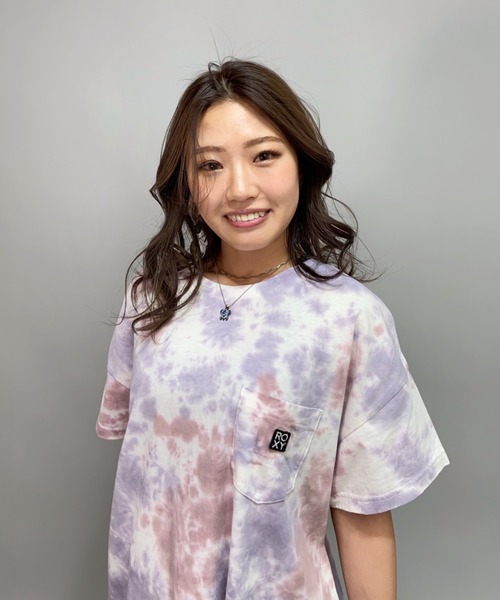 ROXY（ロキシー）の「ROXY/ロキシー   タイダイ柄Ｔシャツワンピース   RDR212021（ワンピース・レディース・ブルー/カーキ/パープル・S/M）」の10枚目の写真