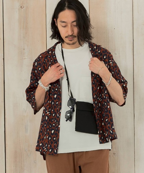 URBAN RESEARCH Sonny Label（アーバンリサーチサニーレーベル）の「オーバーサイズパターンシャツ（シャツ/ブラウス・メンズ・イエロー/オレンジ/グレー・LARGE/MEDIUM）」の6枚目の写真