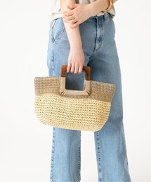 LE TALON | LE TALON ウッドハンドルペーパートート◆(トートバッグ)