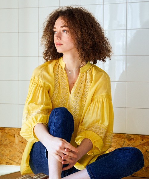 セール エンブロイダリーブラウス シャツ ブラウス American Rag Cie アメリカンラグシー のファッション通販 Zozotown