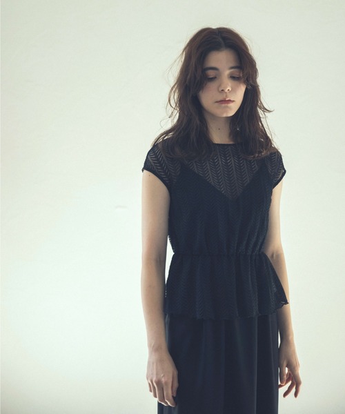 kaene（カエン）の「3wayビスチェワンピース（ドレス・レディース・ブラック/テラコッタ・38/36）」の17枚目の写真