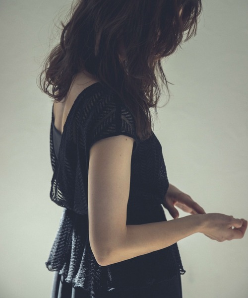 kaene（カエン）の「3wayビスチェワンピース（ドレス・レディース・ブラック/テラコッタ・38/36）」の9枚目の写真