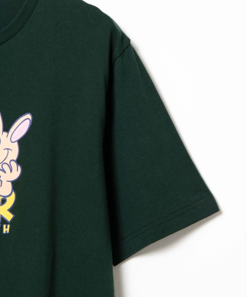 WEGO（ウィゴー）の「WEGO/キャラモチーフロゴプリント半袖Tシャツ（Tシャツ/カットソー・メンズ・オートミール/ダークグリーン・SMALL/X-LARGE/MEDIUM/LARGE）」の17枚目の写真