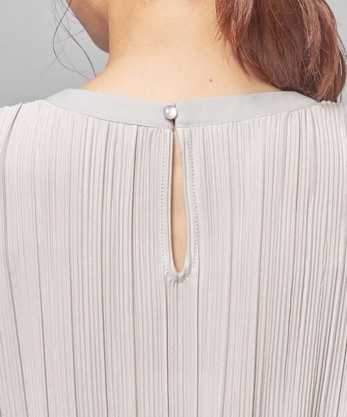 closet story（クローゼットストーリー）の「＜closet story（クローゼットストーリー）＞カットプリーツ ワンピース -手洗い可能-（ワンピース・レディース・ライトグレー/ブラック・FREE）」の8枚目の写真