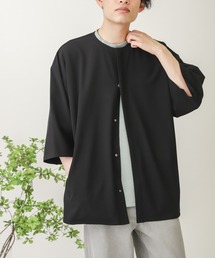 SENSE OF PLACE by URBAN RESEARCH | ノーカラールーズシャツ(5分袖)(シャツ/ブラウス)