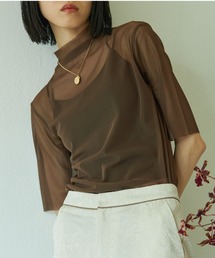VACANCY | ハーフスリーブシアートップス(Tシャツ/カットソー)