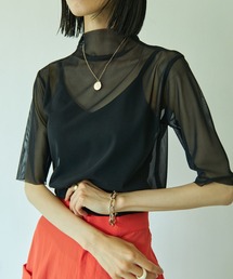 VACANCY | ハーフスリーブシアートップス(Tシャツ/カットソー)