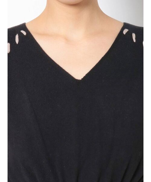 ワンピースハンドステッチノースリーブニットワンピース ワンピース Lagunamoon ラグナムーン のファッション