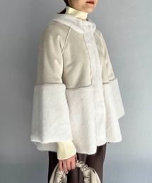 切り替えフェイクムートンコート