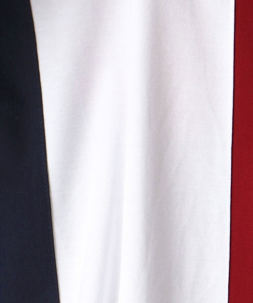 HIDEAWAYS NICOLE（ハイダウェイニコル）の「アラカルト配色切替Vネックプルオーバー（Tシャツ/カットソー・メンズ・ホワイト/ホワイト系その他/ブラック/ブラック系その他/ネイビー・MEDIUM/LARGE/X-LARGE）」の15枚目の写真