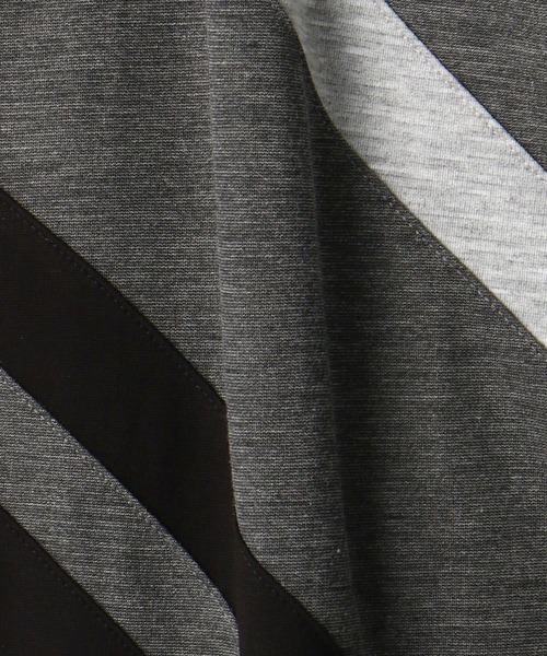 HIDEAWAYS NICOLE（ハイダウェイニコル）の「アラカルト配色切替Vネックプルオーバー（Tシャツ/カットソー・メンズ・ホワイト/ホワイト系その他/ブラック/ブラック系その他/ネイビー・MEDIUM/LARGE/X-LARGE）」の19枚目の写真