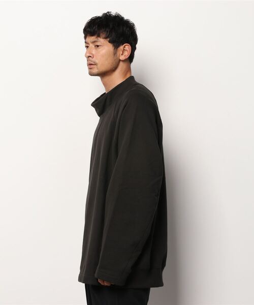 VOAAOV（ヴォアーブ）の「【VOAAOV】 pile shape knitted H/N sweater（スウェット・メンズ・チャコールグレー/グレー/ベージュ/グリーン・1/2）」の6枚目の写真