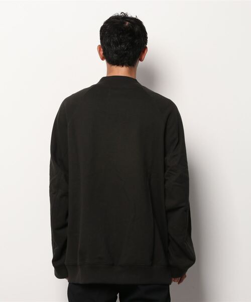 VOAAOV（ヴォアーブ）の「【VOAAOV】 pile shape knitted H/N sweater（スウェット・メンズ・チャコールグレー/グレー/ベージュ/グリーン・1/2）」の5枚目の写真