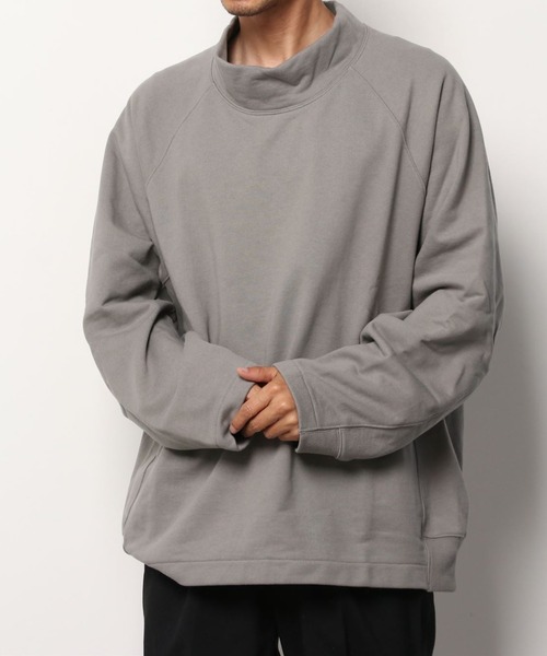VOAAOV（ヴォアーブ）の「【VOAAOV】 pile shape knitted H/N sweater（スウェット・メンズ・チャコールグレー/グレー/ベージュ/グリーン・1/2）」の22枚目の写真
