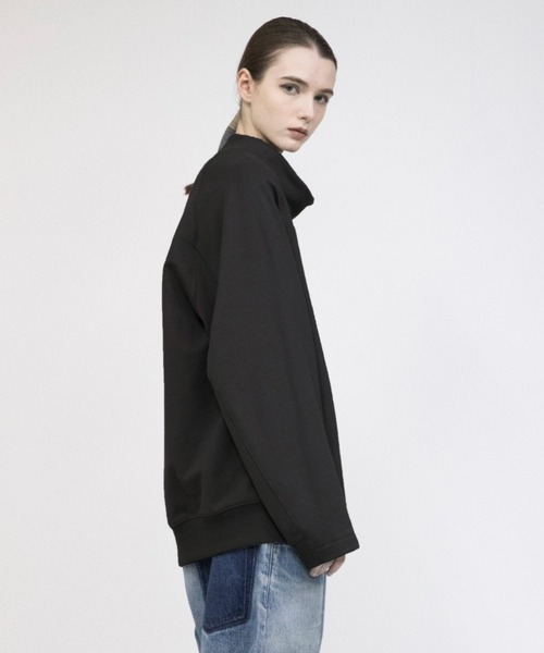 VOAAOV（ヴォアーブ）の「【VOAAOV】 pile shape knitted H/N sweater（スウェット・メンズ・チャコールグレー/グレー/ベージュ/グリーン・1/2）」の11枚目の写真