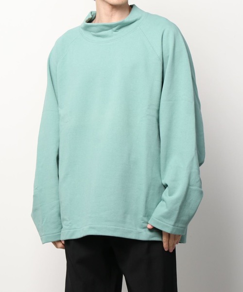 VOAAOV（ヴォアーブ）の「【VOAAOV】 pile shape knitted H/N sweater（スウェット・メンズ・チャコールグレー/グレー/ベージュ/グリーン・1/2）」の10枚目の写真