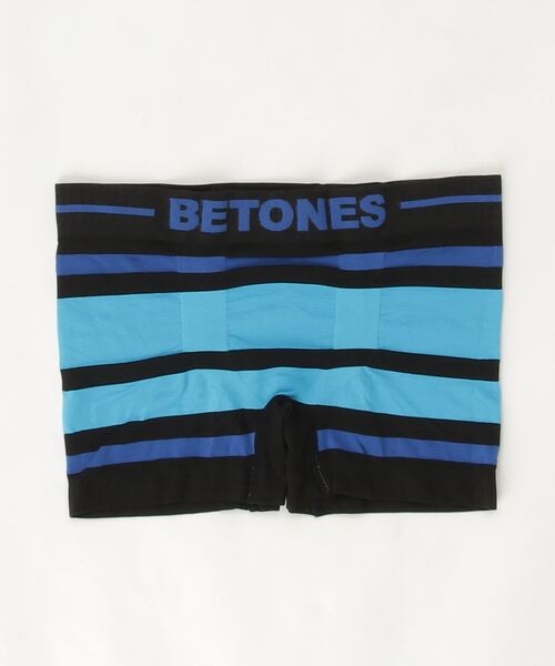 BETONES（ビトーンズ）の「BETONES "BLACK AKER" ボクサーパンツ（トランクス・メンズ・ピンク/イエロー/ダークブルー/ローズ・FREE）」の2枚目の写真