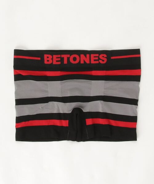 BETONES（ビトーンズ）の「BETONES "BLACK AKER" ボクサーパンツ（トランクス・メンズ・ピンク/イエロー/ダークブルー/ローズ・FREE）」の4枚目の写真