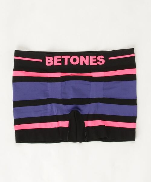 BETONES（ビトーンズ）の「BETONES "BLACK AKER" ボクサーパンツ（トランクス・メンズ・ピンク/イエロー/ダークブルー/ローズ・FREE）」の3枚目の写真
