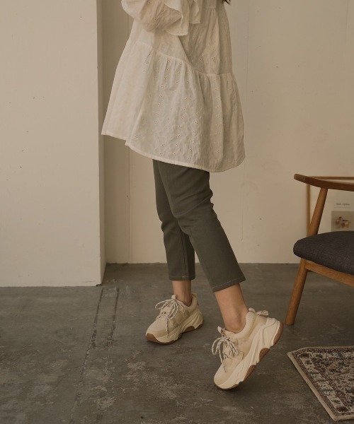 moi tytto（モイテュット）の「アンクルステッチ パンツ（その他パンツ・レディース・カーキ/ベージュ・SMALL/MEDIUM）」の19枚目の写真