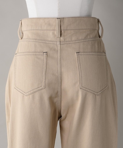 moi tytto（モイテュット）の「アンクルステッチ パンツ（その他パンツ・レディース・カーキ/ベージュ・SMALL/MEDIUM）」の8枚目の写真