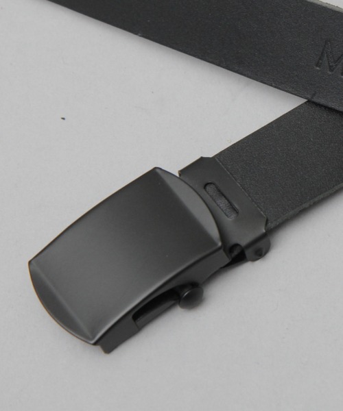 Mr.COVER(ミスターカバー)の「Mr.COVER / ミスターカバー / 日本製 本革 ガチャベルト / レザー ガチャベルト(ベルト・メンズ・ブラック・FREE)」の3枚目の写真