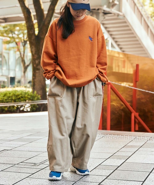 SPOC STORE(スポックストア)の「【SPOC STORE】スーパーワイド カジュアルベイカーパンツ(チノパンツ・メンズ・ベージュ/ブルー/グリーン・S/M/L)」の16枚目の写真