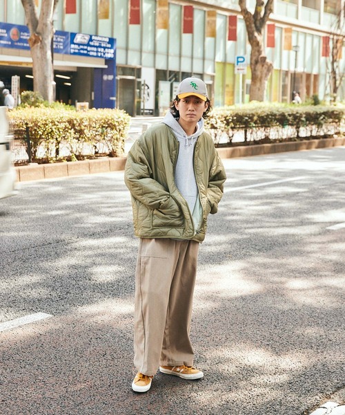 SPOC STORE(スポックストア)の「【SPOC STORE】スーパーワイド カジュアルベイカーパンツ(チノパンツ・メンズ・ベージュ/ブルー/グリーン・S/M/L)」の17枚目の写真