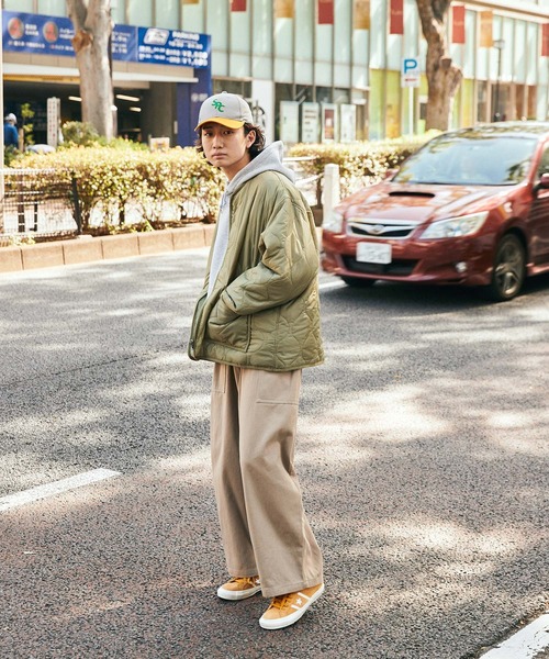 SPOC STORE(スポックストア)の「【SPOC STORE】スーパーワイド カジュアルベイカーパンツ(チノパンツ・メンズ・ベージュ/ブルー/グリーン・S/M/L)」の13枚目の写真