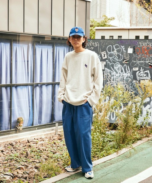 SPOC STORE(スポックストア)の「【SPOC STORE】スーパーワイド カジュアルベイカーパンツ(チノパンツ・メンズ・ベージュ/ブルー/グリーン・S/M/L)」の14枚目の写真