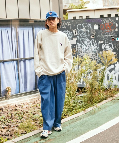 SPOC STORE(スポックストア)の「【SPOC STORE】スーパーワイド カジュアルベイカーパンツ(チノパンツ・メンズ・ベージュ/ブルー/グリーン・S/M/L)」の11枚目の写真