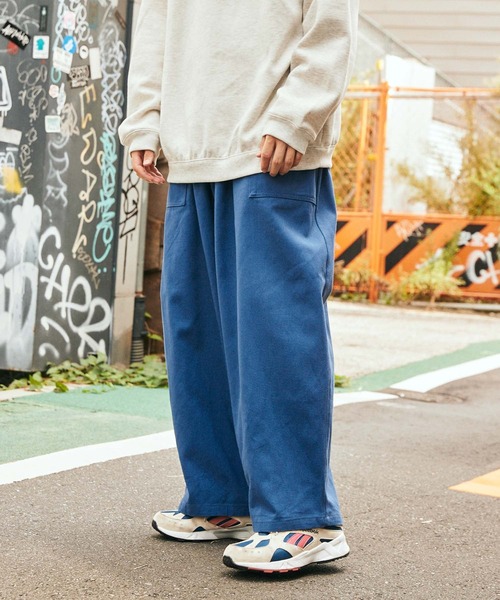 SPOC STORE(スポックストア)の「【SPOC STORE】スーパーワイド カジュアルベイカーパンツ(チノパンツ・メンズ・ベージュ/ブルー/グリーン・S/M/L)」の7枚目の写真