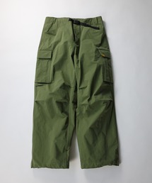 WIDE-LEG COTTON-NYLON RIPSTOP CARGO TROUSERS / リップストップ ワイドカーゴパンツ