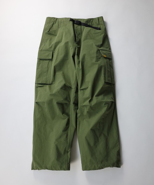 Wide Leg Cotton Nylon Ripstop Cargo Trousers Cargo Ripstop リップストップ ワイドカーゴパンツ カーゴパンツ ワイドカーゴパンツ F21np006 を購入できます Number Number N Ine ナンバーナイン のファッション