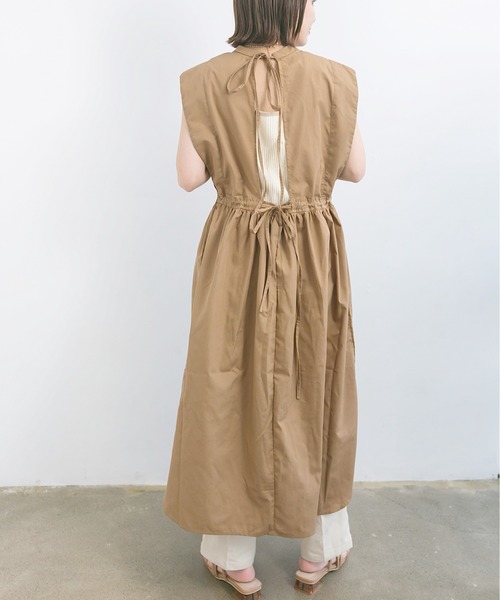 nemne store(ネンネストア)の「ふわふわ浮かぶノースリリボンワンピース(ワンピース・レディース・ベージュ/オフホワイト/モカ・フリー)」の21枚目の写真