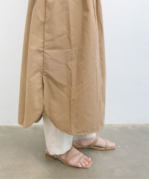 nemne store(ネンネストア)の「ふわふわ浮かぶノースリリボンワンピース(ワンピース・レディース・ベージュ/オフホワイト/モカ・フリー)」の9枚目の写真