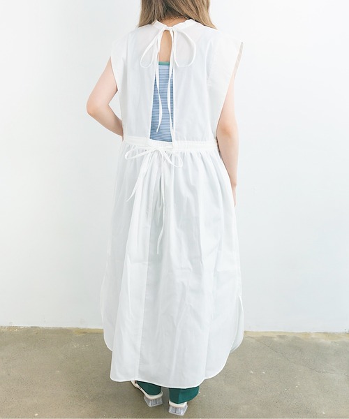 nemne store(ネンネストア)の「ふわふわ浮かぶノースリリボンワンピース(ワンピース・レディース・ベージュ/オフホワイト/モカ・フリー)」の18枚目の写真